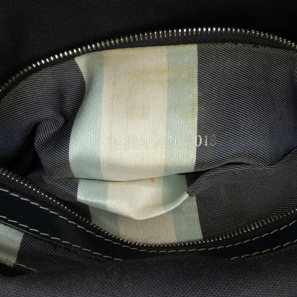 Pre-Loved Fendi Canvas FF Marble Double Flap Shoulder Bag - Picture 8 of 12